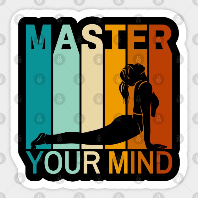 Master Your Mind - Pilates Lover - I Love Pilates Sticker by Pilateszone